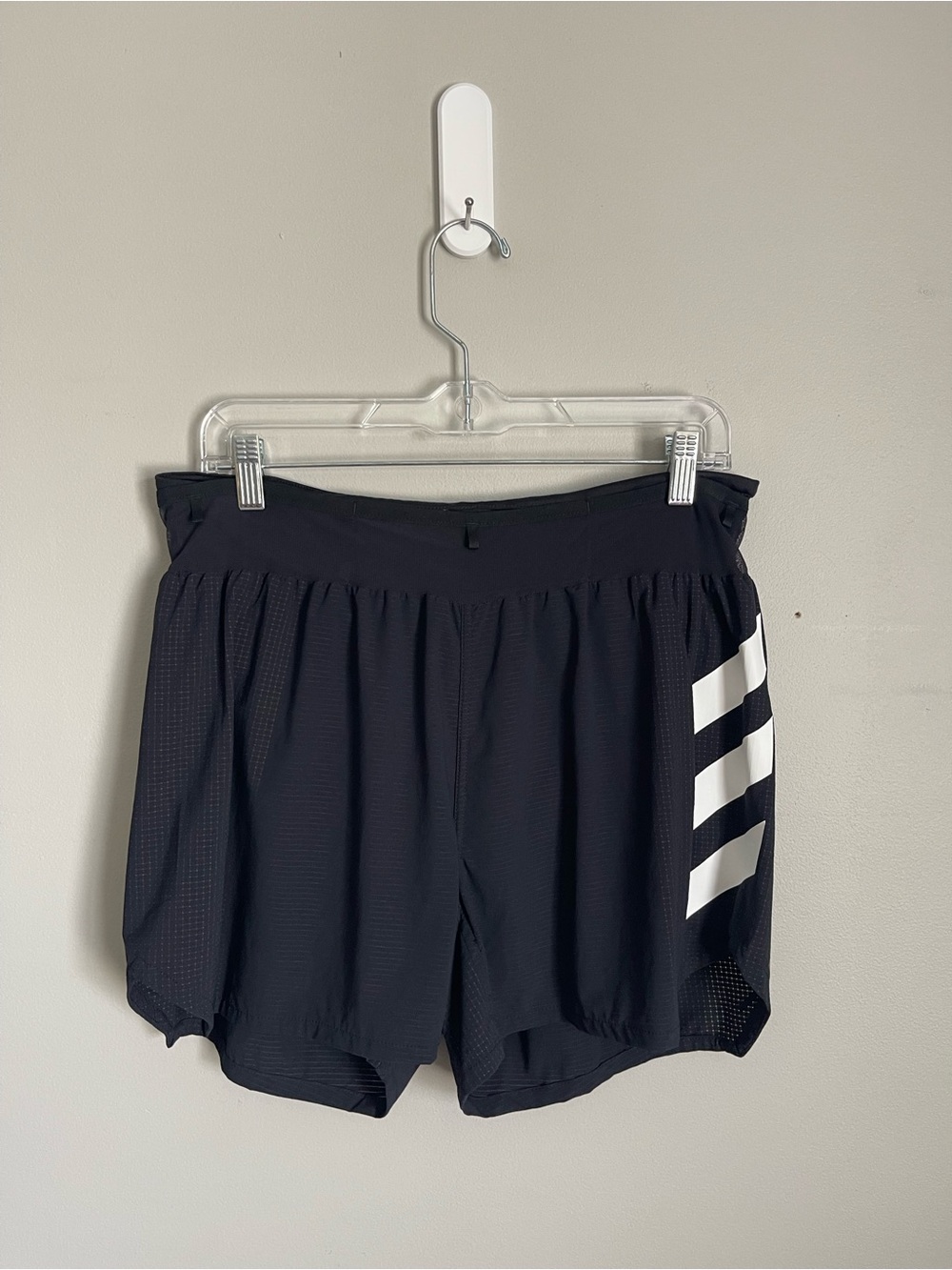 ADIDAS Black Athletic Running Shorts Sz L